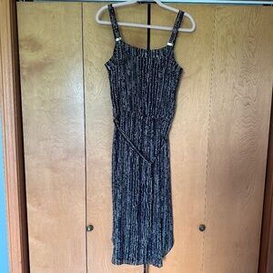 White House Black Market Maxi Dress (Vertical Pattern)